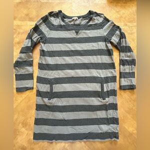 GAP Striped Sheath Knit Dress | Size L Tall